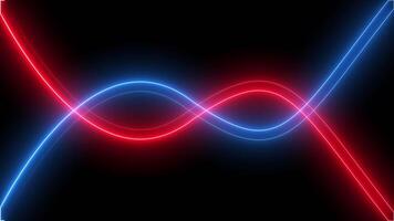 Abstract background with red and blue lines video