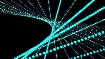Abstract Background of Intersecting Cyan Dotted Lines video