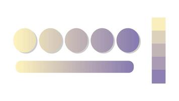 Abstract gradient background with Yellow and Purple color palette. Abstract illustration with gradient blur design. Blurred colored abstract background. Colorful gradient illustration vector