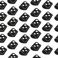 Seamless silhouette pattern slice of cheese hand drawn vector