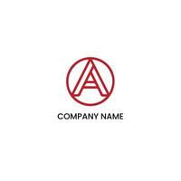 A Letter Logo for business and company identity. Abstract letter A logo design icons for business of luxury, elegant, simple. vector