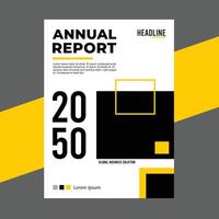 Annual Report Layout vector