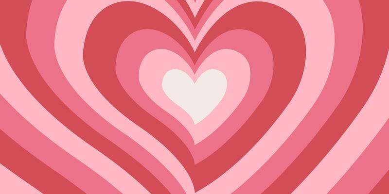Happy Valentines Day web banner. Geometric shapes template for celebration, ads, branding, banner, cover, label, poster, sale