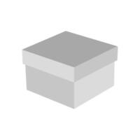 white Box on a white background.shipping, delivery box or container icons vector