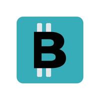 Abstract colorful flat icon design for currency icon vector