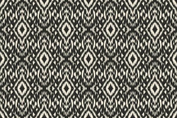 A seamless ikat pattern inspired by tribal and folk embroidery. Featuring Mexican Aztec geometric shapes. Perfect for graphic art, rug design, wallpaper, gift wrapping and clothing.