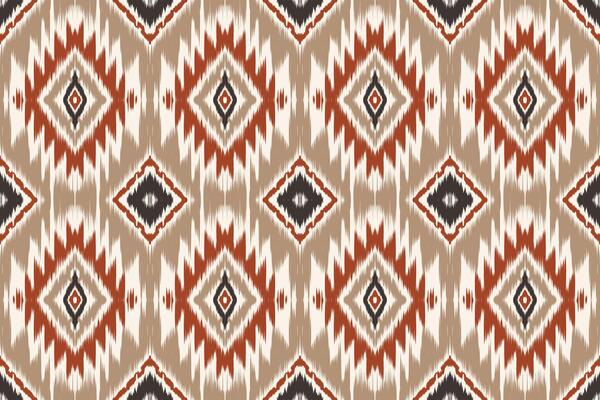 Seamless ikat patterns that combine tribal, indigenous and Aztec geometric embroidery. Perfect for graphic art, rug design, wallpaper, gift wrapping and clothing.