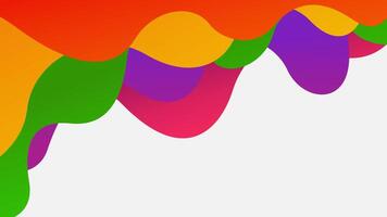 Bright colorful liquid abstract background for poster, banner cards vector