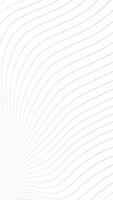Abstract wavy background. Thin line on white. vector