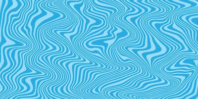 Wavy Texture. Swirl Psychedelic Geometric Lines, Abstract Circle Ripple Pattern vector