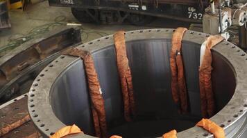 This is an essential Industrial Machinery Component made with Insulation Material. Stock Clip video