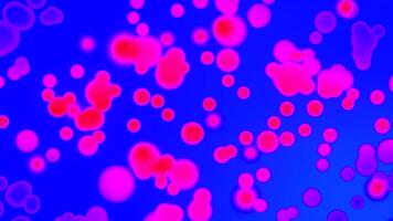 This has a blue background with playful pink bubbles, evoking fun. Motion video