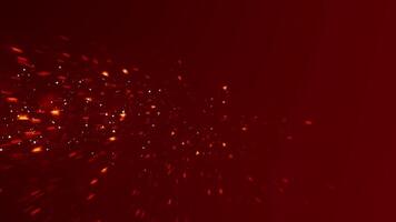 A vibrant red background with engaging dots creates visual energy. Motion video