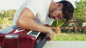 Professional Player Fixing And Tuning The Accordion video