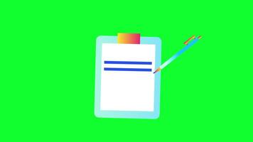 reen screen animation businesses and finance. This animated is perfect for a captivating business presentation hand note video