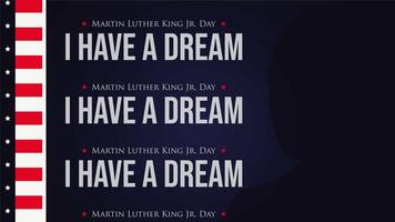 A vibrant 4K animation celebrating Martin Luther King Jr Day, showcasing dynamic movements of United States flag colors. Ideal for honoring the occasion in educational projects, tribute videos, etc. video