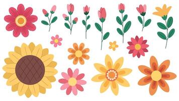 Spring banner template with white flowers, lilies of the valley and leaves. Background for spring sale, spring greeting, invitation and other designs. Spring poster. vector