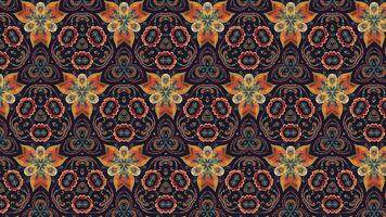 Let the beauty of nature bloom on your screen with a seamlessly looping 4k abstract background of flower pattern kaleidoscope mandala. video