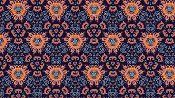 Elevate your viewing experience with a mesmerizing seamless loop of a kaleidoscope mandala featuring intricate flower patterns, available in 4k. video