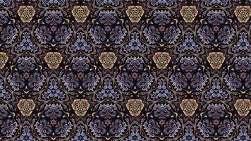 Mesmerize your audience with the hypnotic allure of a seamlessly looping flower pattern kaleidoscope mandala abstract background, crafted in 4k. video
