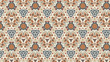 Let your imagination blossom with a intricate flower pattern kaleidoscope mandala seamlessly looping in 4k resolution. video