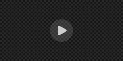Play button on dark background texture. Player template. Empty movie computer or television screen. Push, click, record icon on multimedia window interface vector