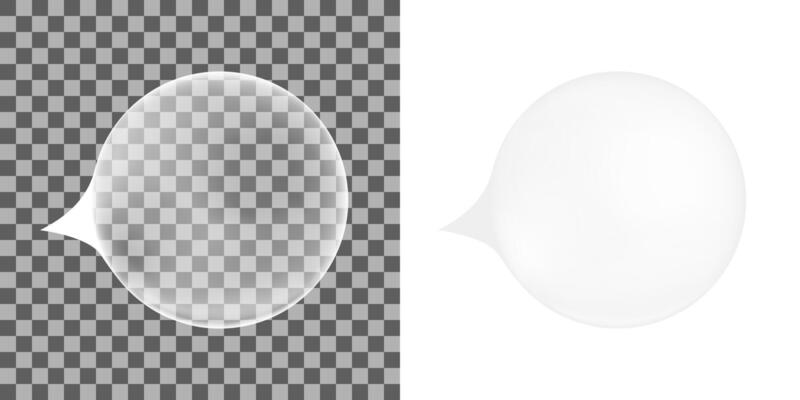 Inflated white bubblegum. Chewing bubble gum ball. Design element. realistic illustration