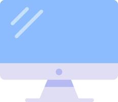 Color Desktop Computer Icon vector
