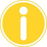 Information icon, alert icon, icon for reporting a message, button for more information. vector