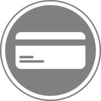 Credit card icon, button for adding payment method. vector