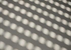 Abstract Shadow Pattern on White Surface - Geometric Design for Decor photo