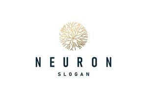 Neuron Logo Neuron Nerve Abstract Molecule vector