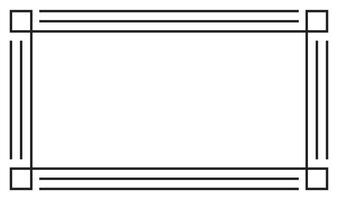 Frame greek line stroke with blank background vector