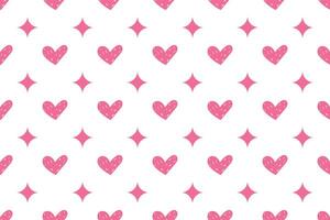 Background love pattern repeat and spark unique design with blank background vector