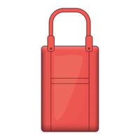 bag, handbag, briefcase, backpack isolated on white background vector