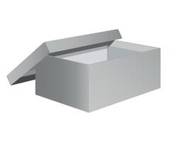 box icon, empty cardboard box isolated on white background vector