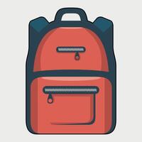 icon of bag, handbag, briefcase, backpack isolated on white background vector