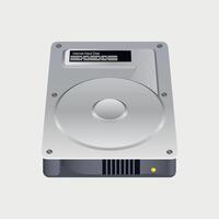 hard disk, hard disk icon, HDD icon isolated on white background vector