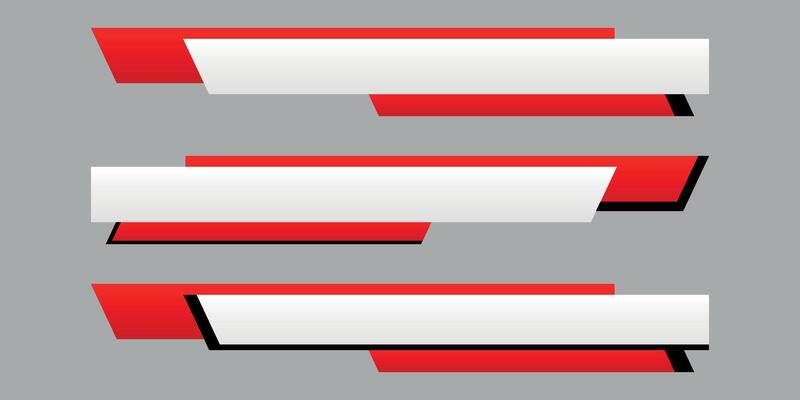News lower third design.Set banner and lower third for news and live. bottom third for broadcast and online media
