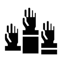 democracy icon line vector