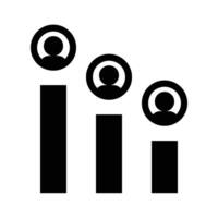 exit poll icon line vector