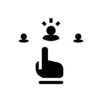 choose icon line vector