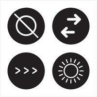 Upward and Diverging Arrows Showcasing Path and Decision vector
