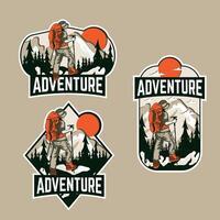 trail of adventure vektor design vector