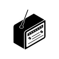 Isometric Radio Signal Indicator vector