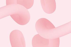 Abstract Pinkish peach background 3D line gradient vector