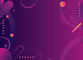 Circle combination geometric background vector