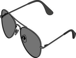 A pair of sunglasses on a white background vector