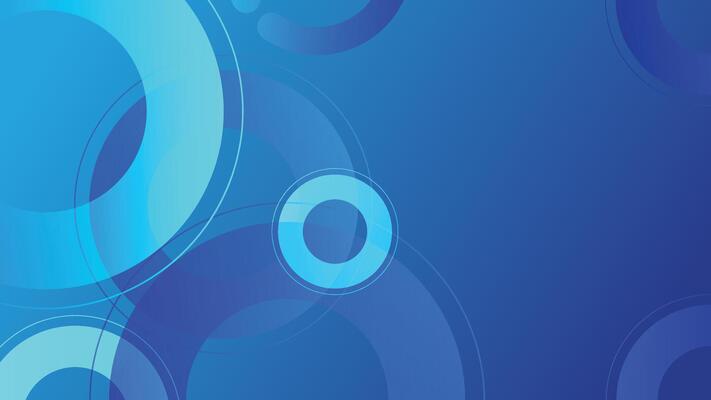 Abstract circle blue background