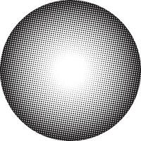 Circular halftone pattern vector